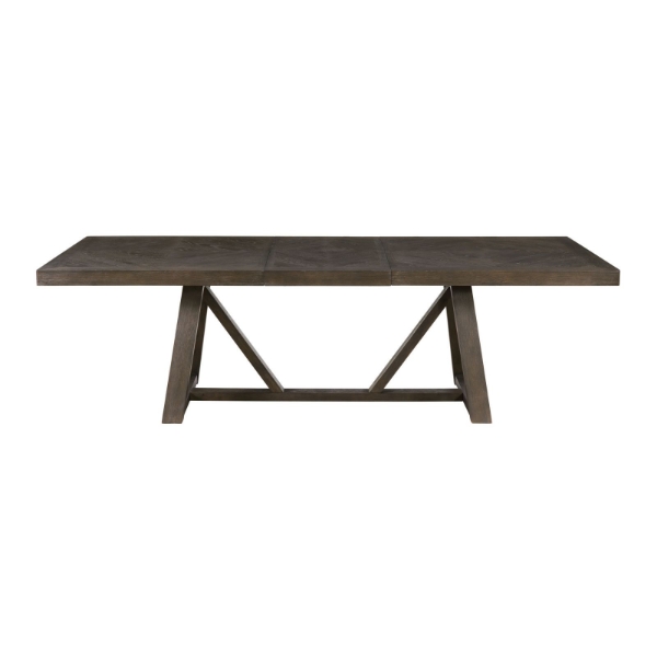 Picture of Hearst Table with 4 Upholstered Chairs & Bench