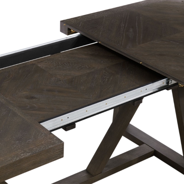 Picture of Hearst Table with 4 Upholstered Chairs & Bench