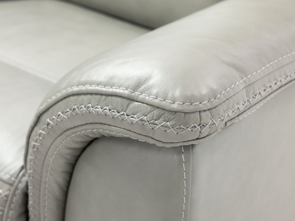Picture of Moccasin Stitch Grey Power Sofa
