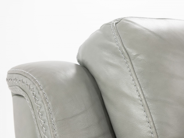 Picture of Moccasin Stitch Grey Power Sofa